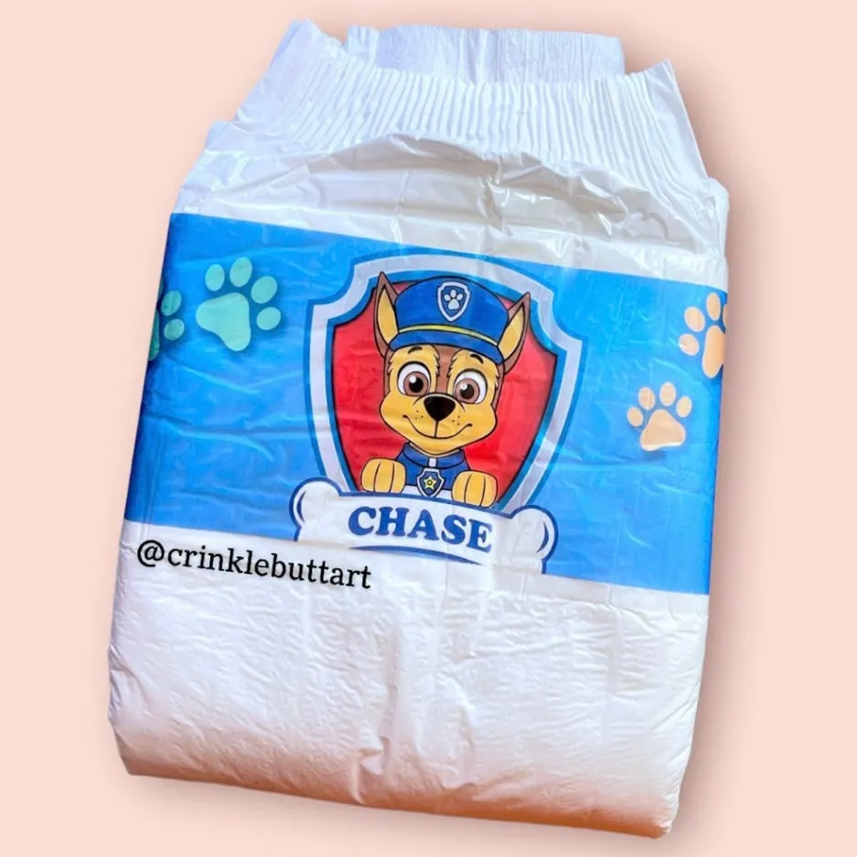 ABDL Landing Strip Diaper Tapes CrinkleButtArt