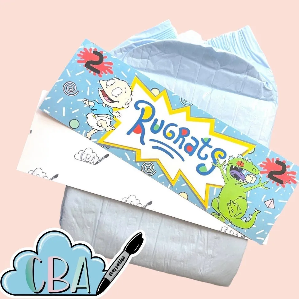 ABDL Landing Strip Diaper Tapes CrinkleButtArt