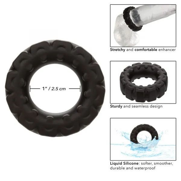 Alpha Liquid Silicone Prolong Cock Ring Tread by Cal Exotics