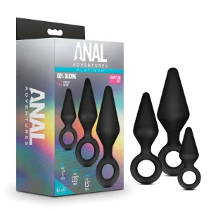 Blush Anal Adventure Silicone Loop Plug Kit