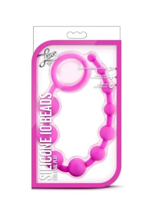 Blush Luxe Pink Silicone 10 Beads