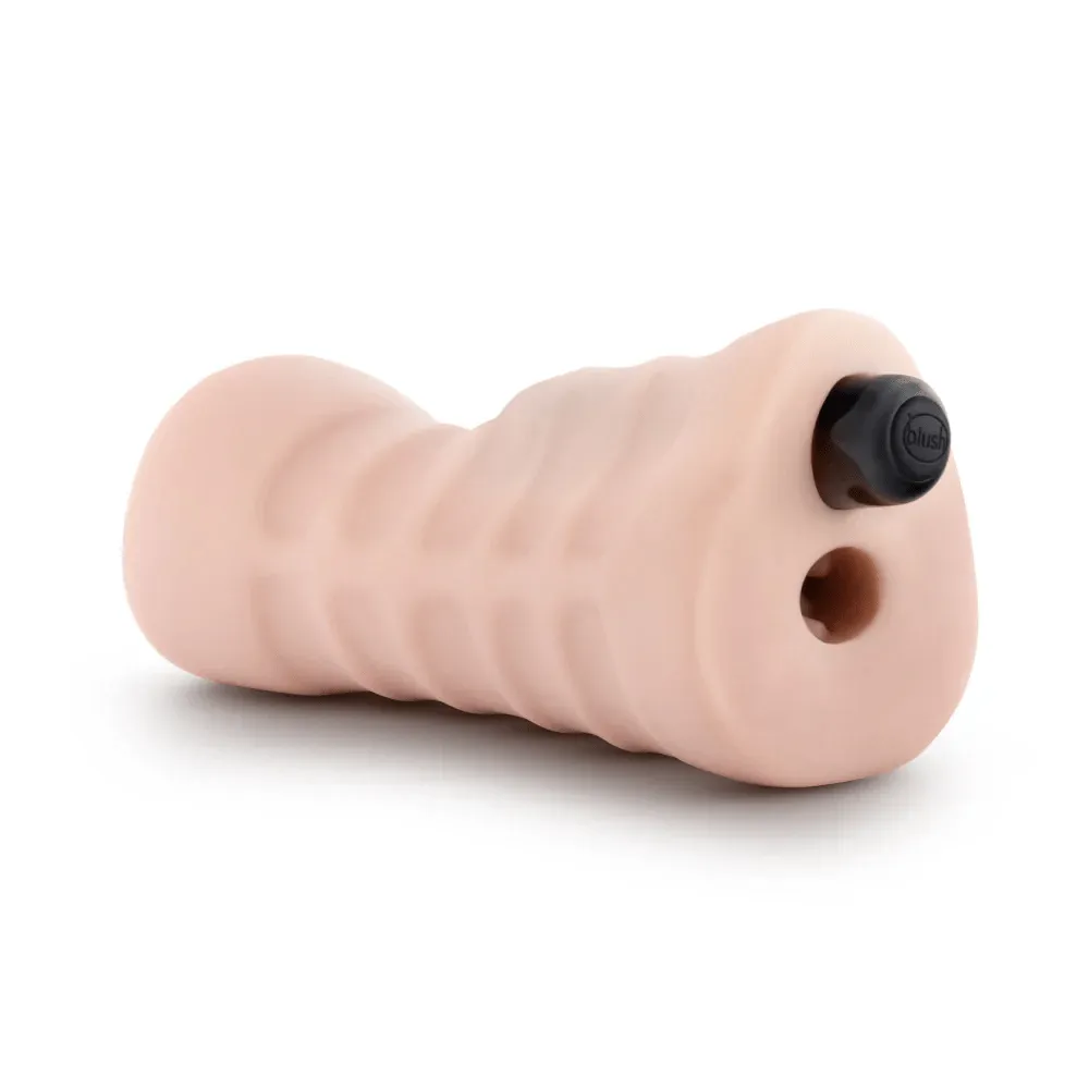 Blush M for Men 3-Pack Self Lubricating Vibrating Stroker Sleeve Kit