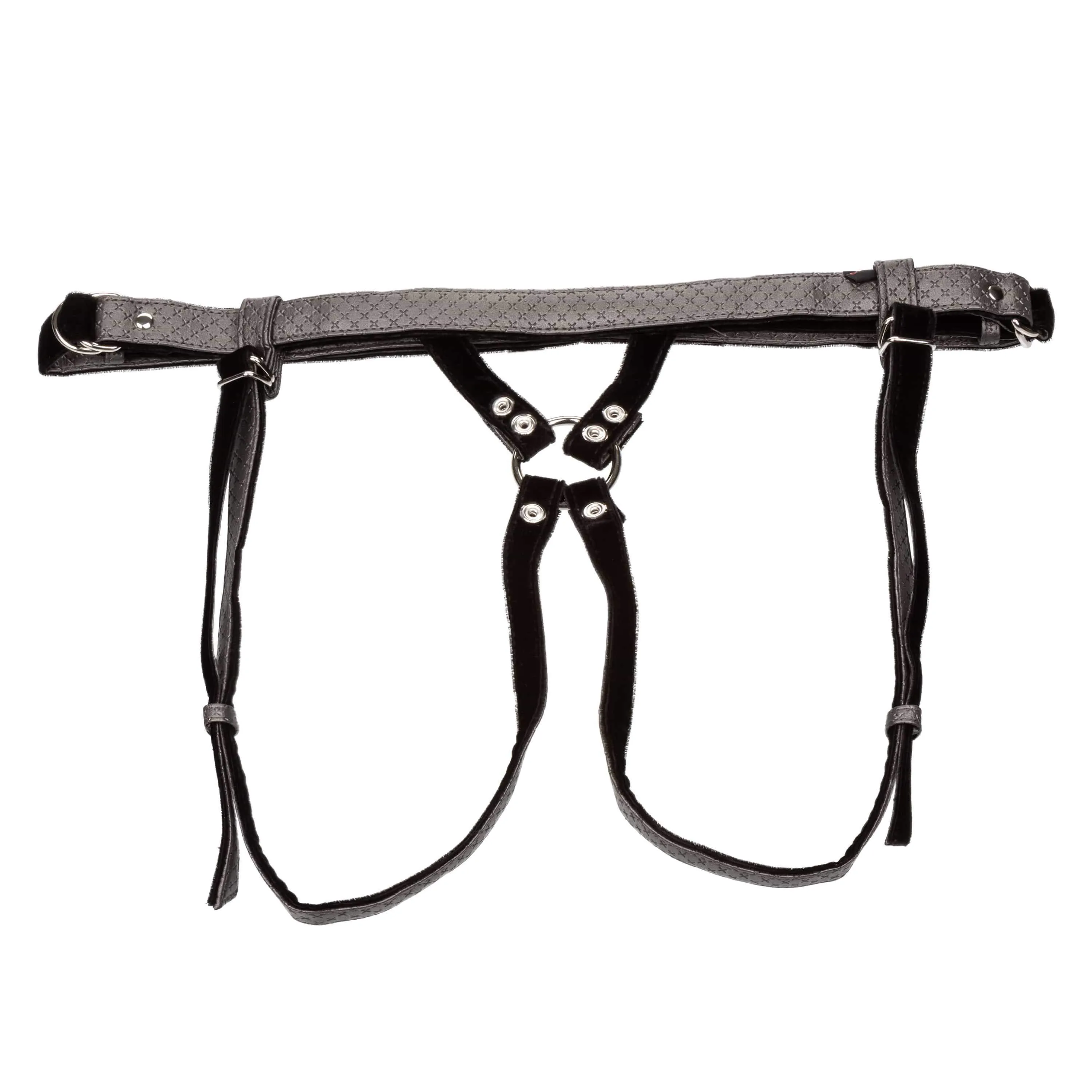 California Exotics - Her Royal Harness The Regal Duchess Strap On (Black)