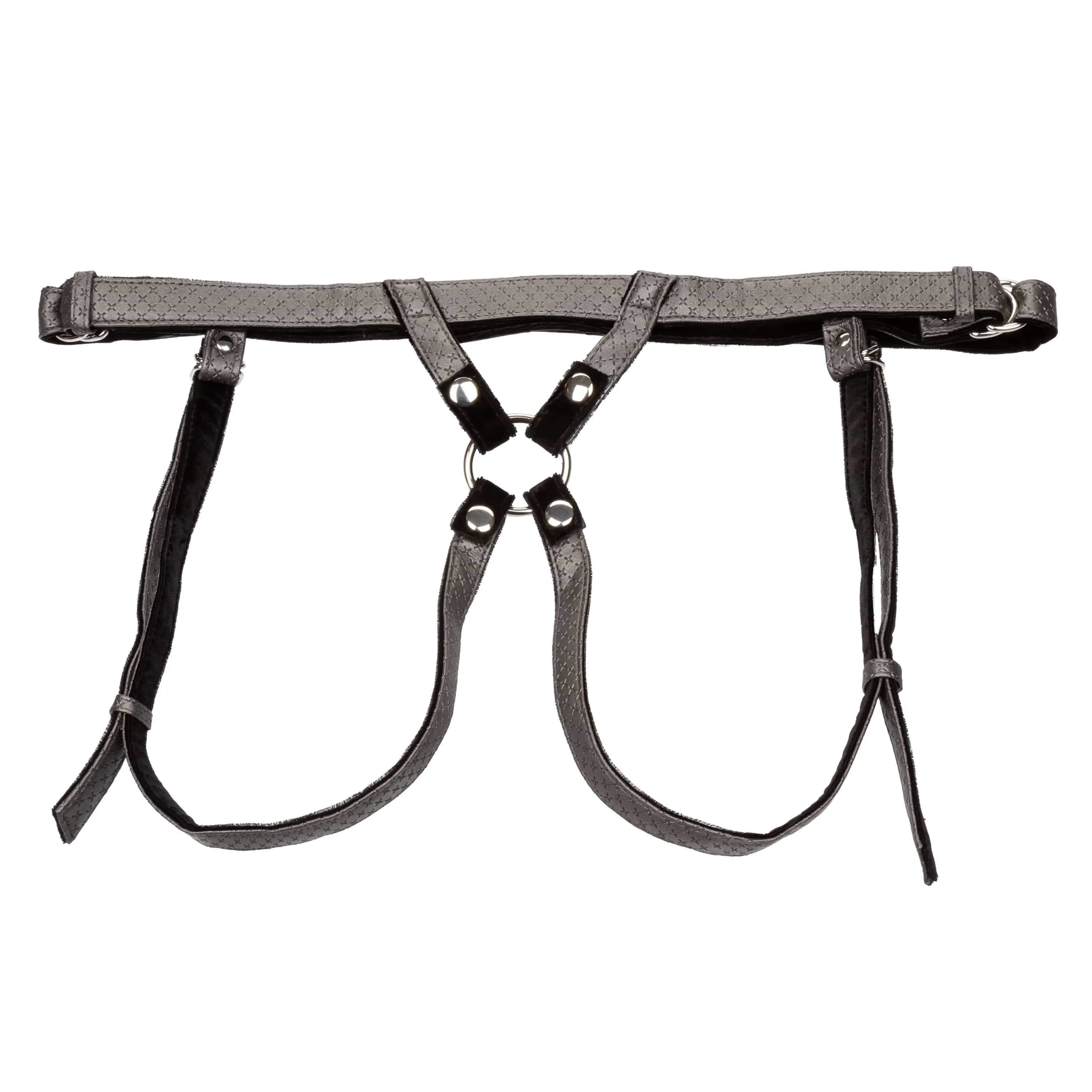 California Exotics - Her Royal Harness The Regal Duchess Strap On (Black)