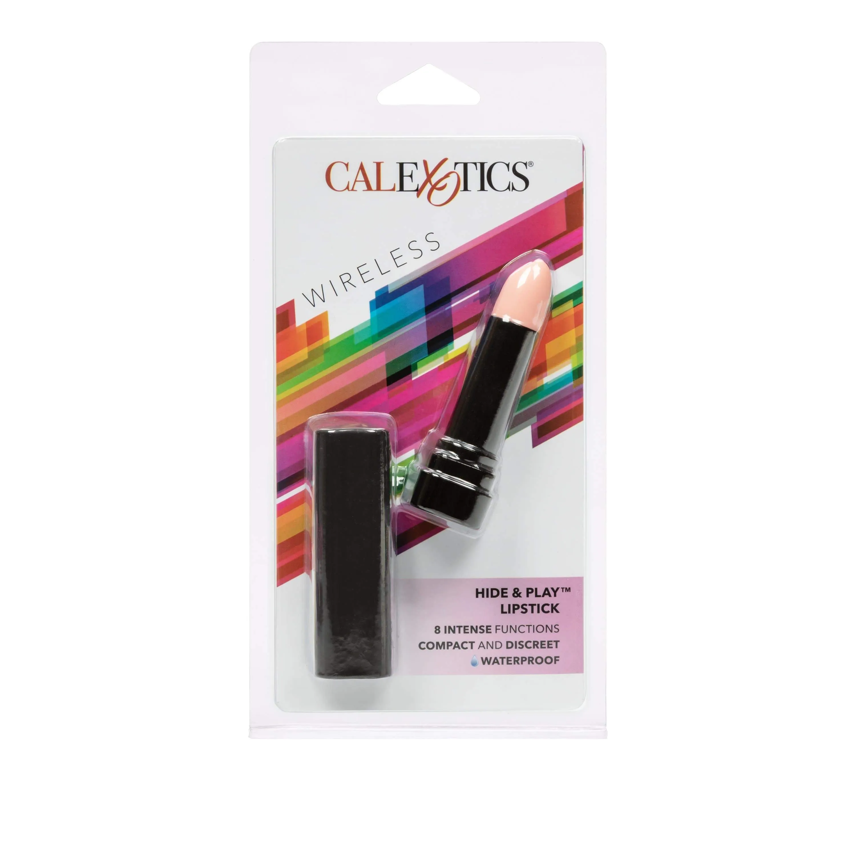 California Exotics - Hide and Play Wireless Discreet Lipstick Vibrator (Black)
