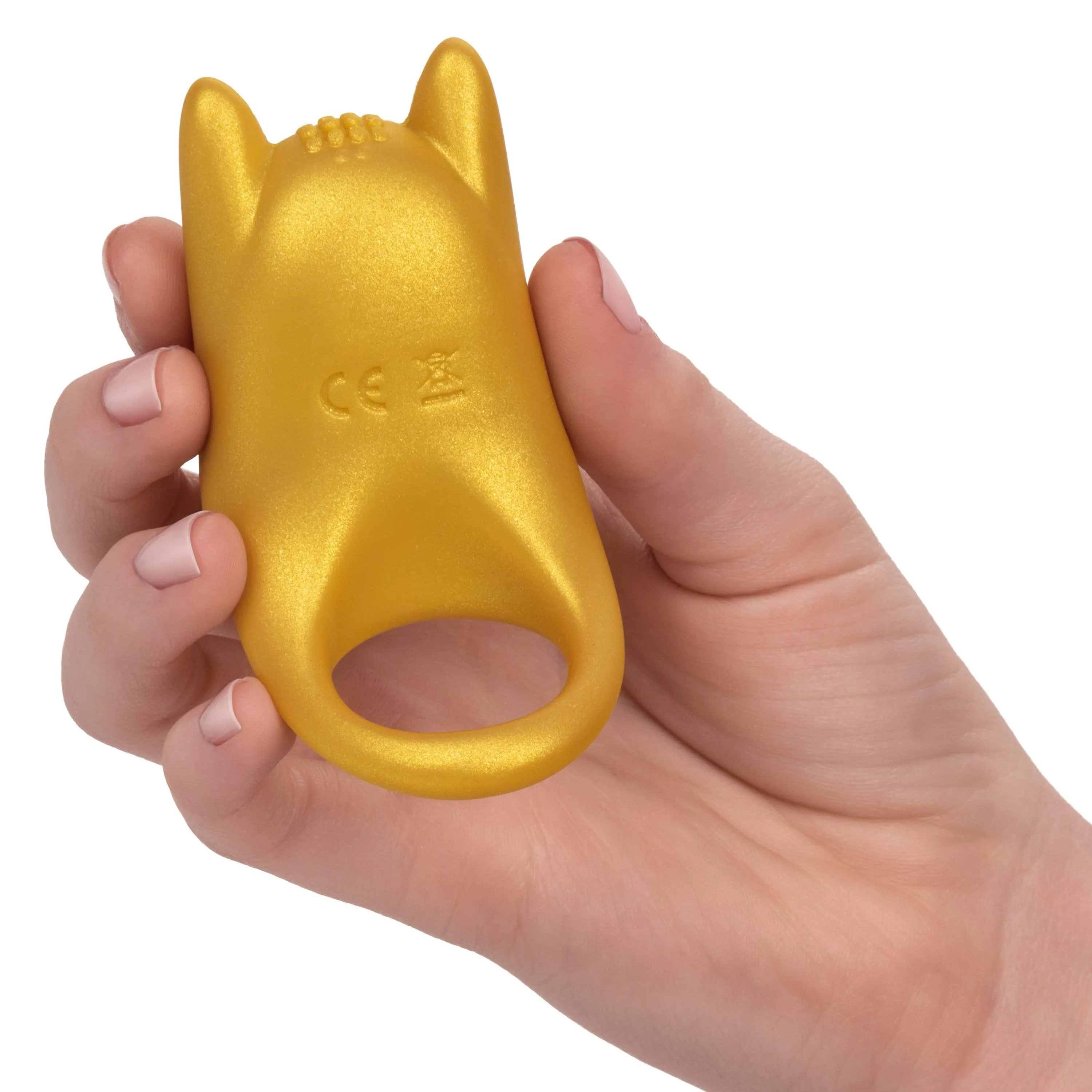 California Exotics - Naughty Bits Horny AF Vibrating Cock Ring (Yellow)