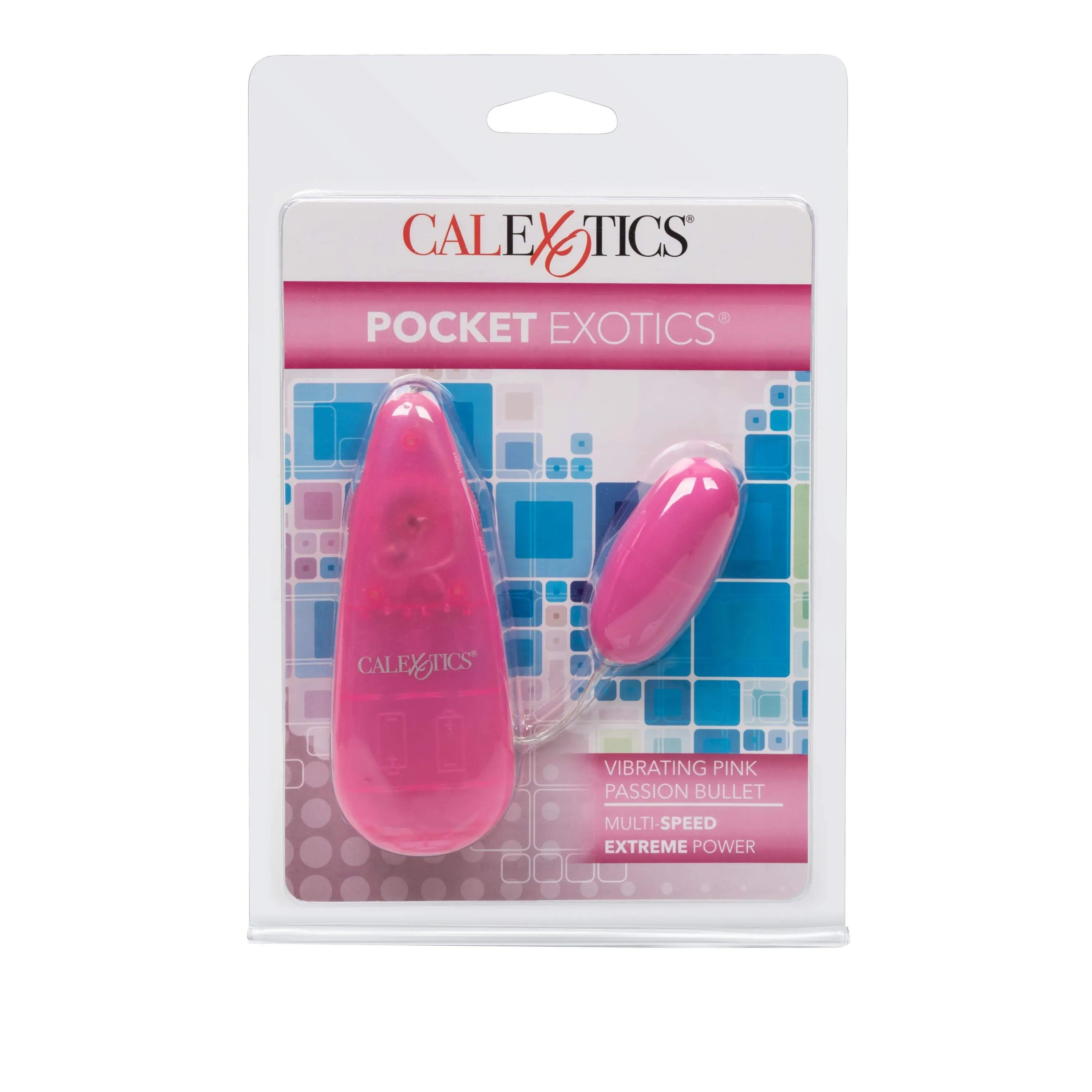 California Exotics - Pocket Exotics Vibrating Pink Passion Bullet Vibrator (Pink)