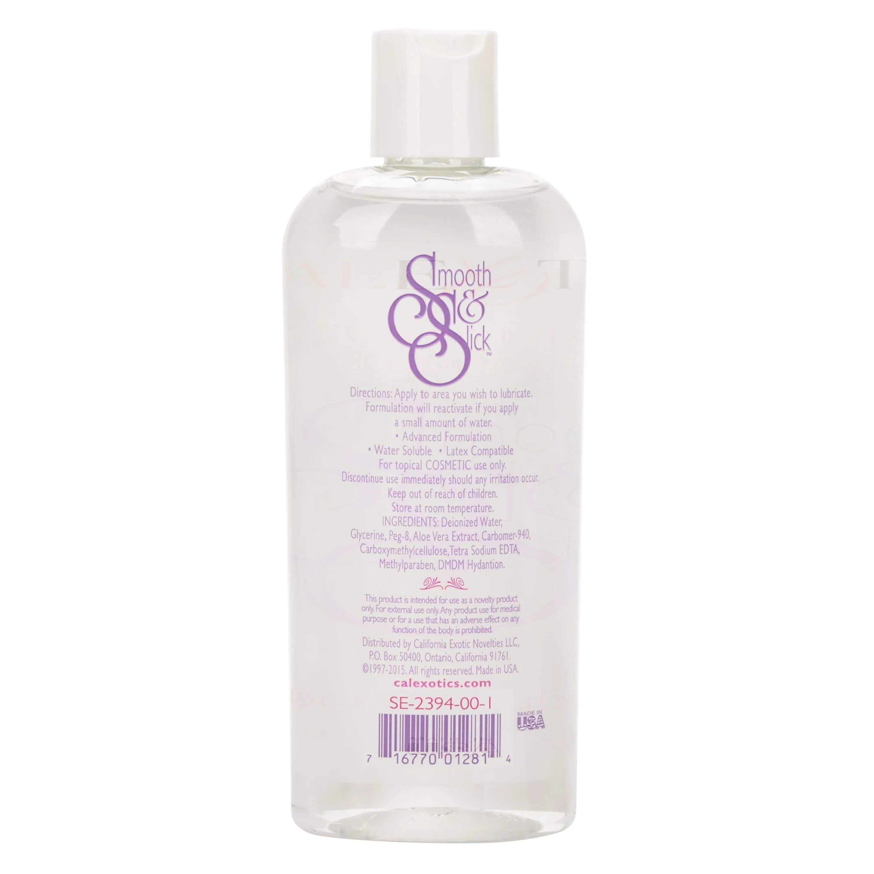 California Exotics - Smooth and Slick Water Based Lubricant 240ml