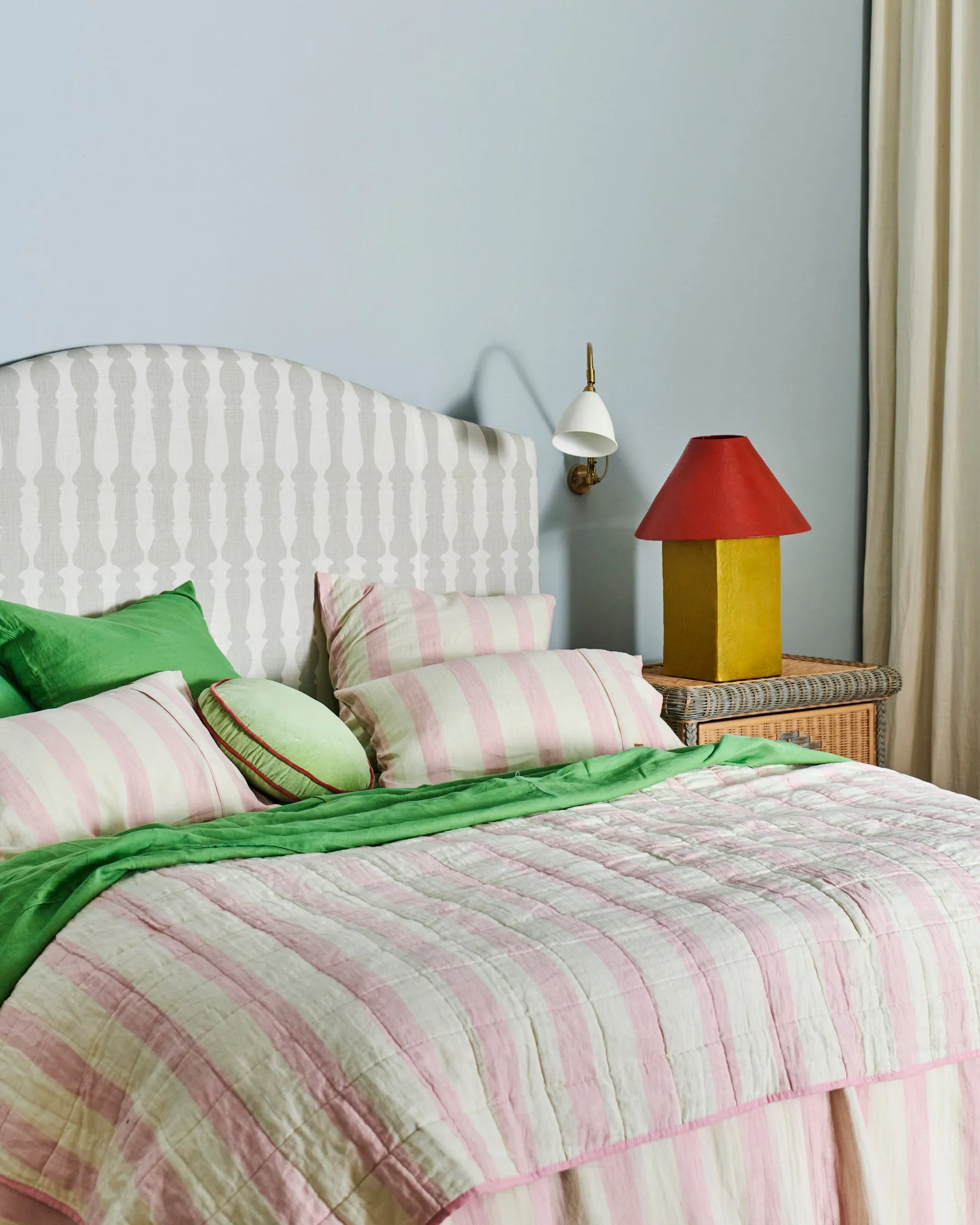 Candy Stripe Linen European Pillowcases