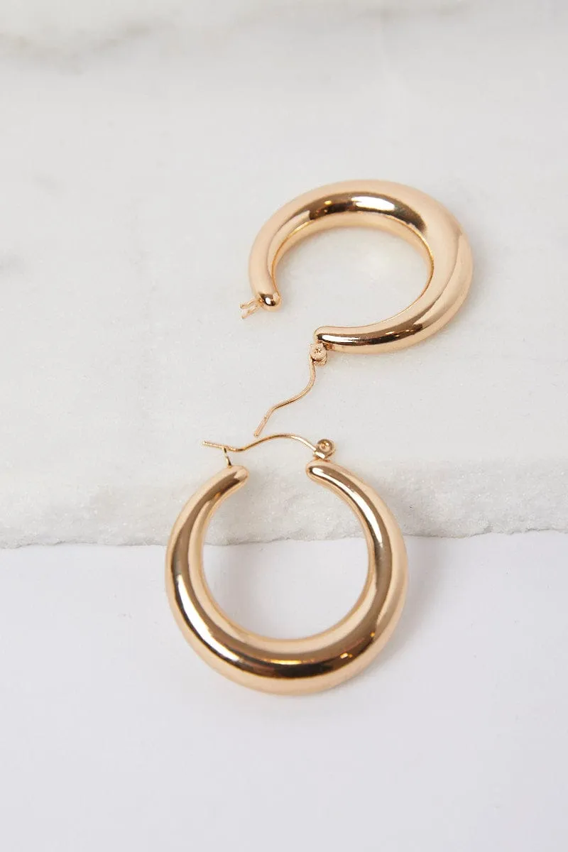 Chunky Hoop Earrings