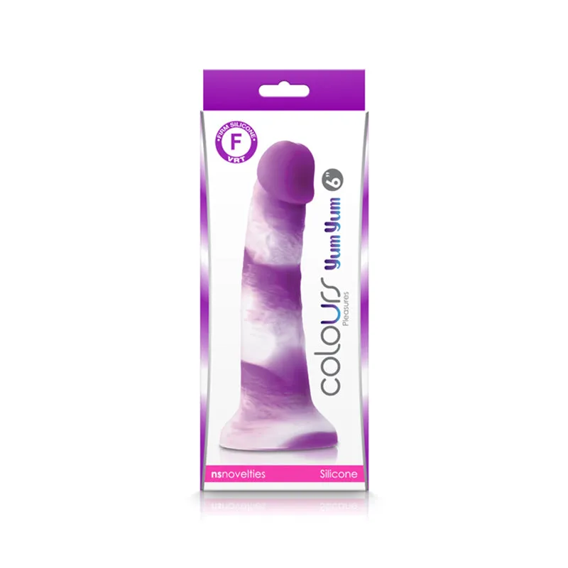 Colours Pleasures Yum Yum 6 Dildo - Purple