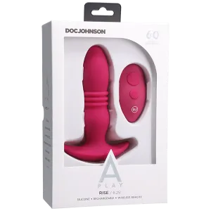 Doc Johnson A-Play Rise Rechargeable Anal Plug with Remote