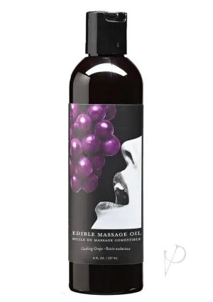 Edible Massage Oil Grape 8oz