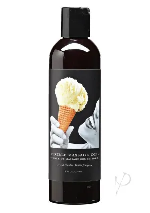 Edible Massage Oil Vanilla 8oz