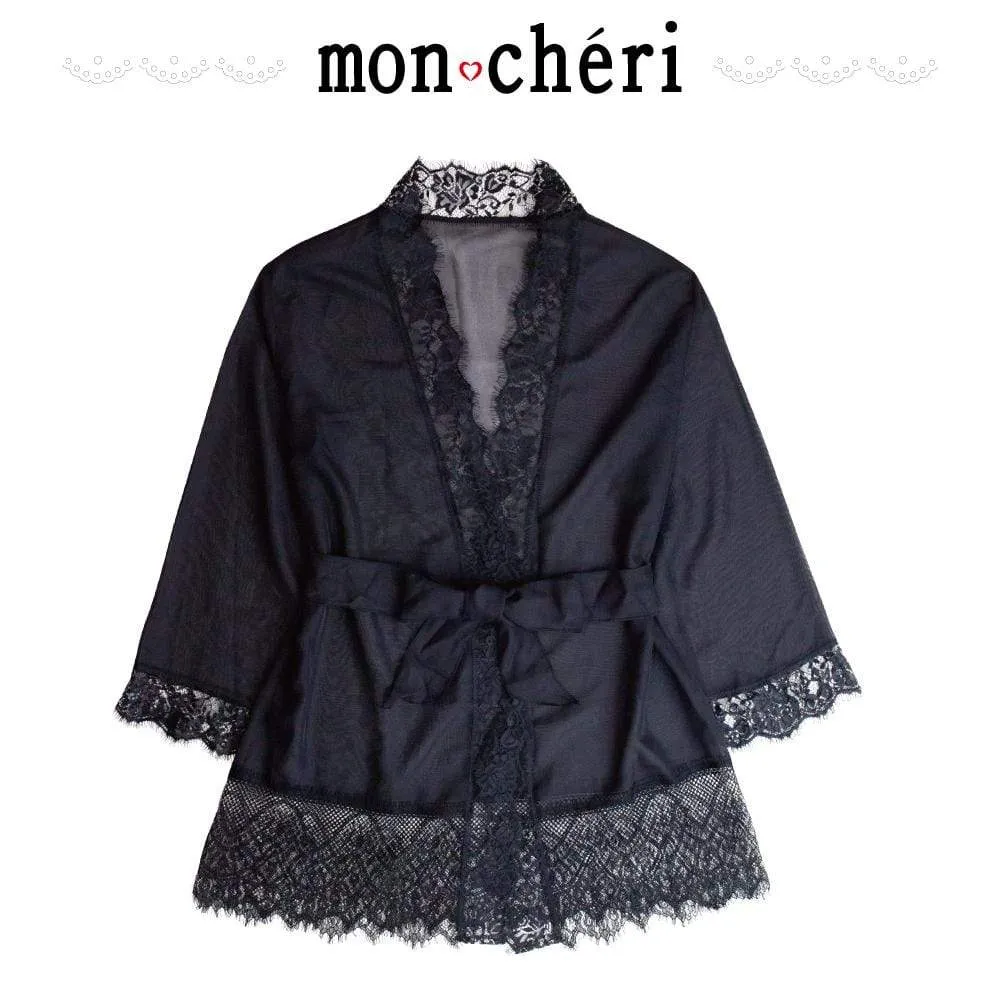 Enjoy Toys - Mon Cheri Room Wear Mor00015 Chemise (Black)