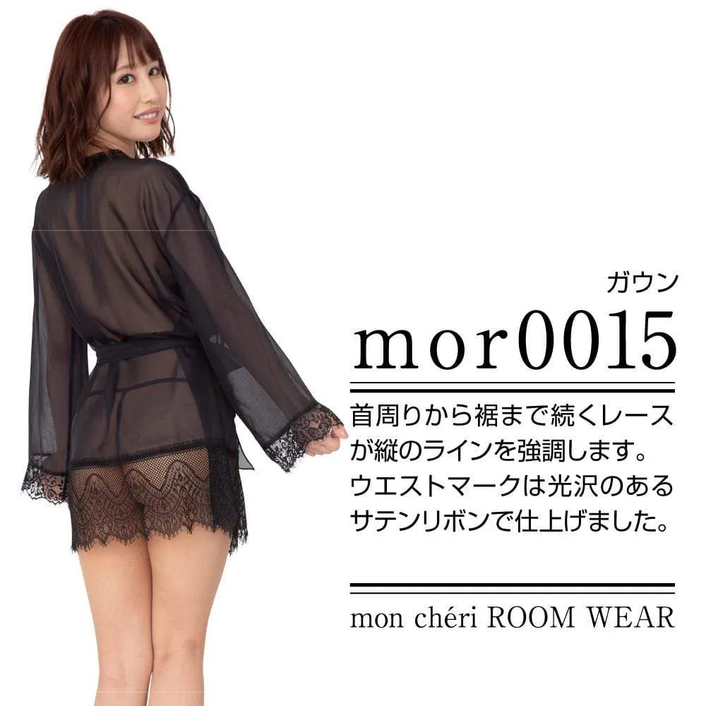 Enjoy Toys - Mon Cheri Room Wear Mor00015 Chemise (Black)