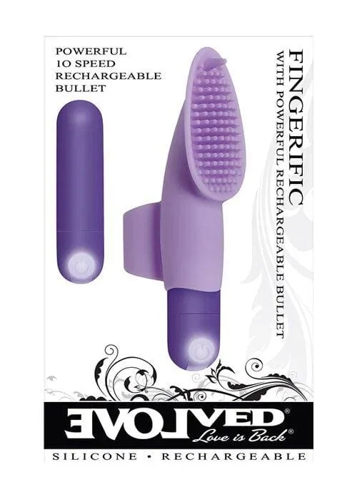 Evolved Fingerific Rechargeable Finger Bullet Vibrator