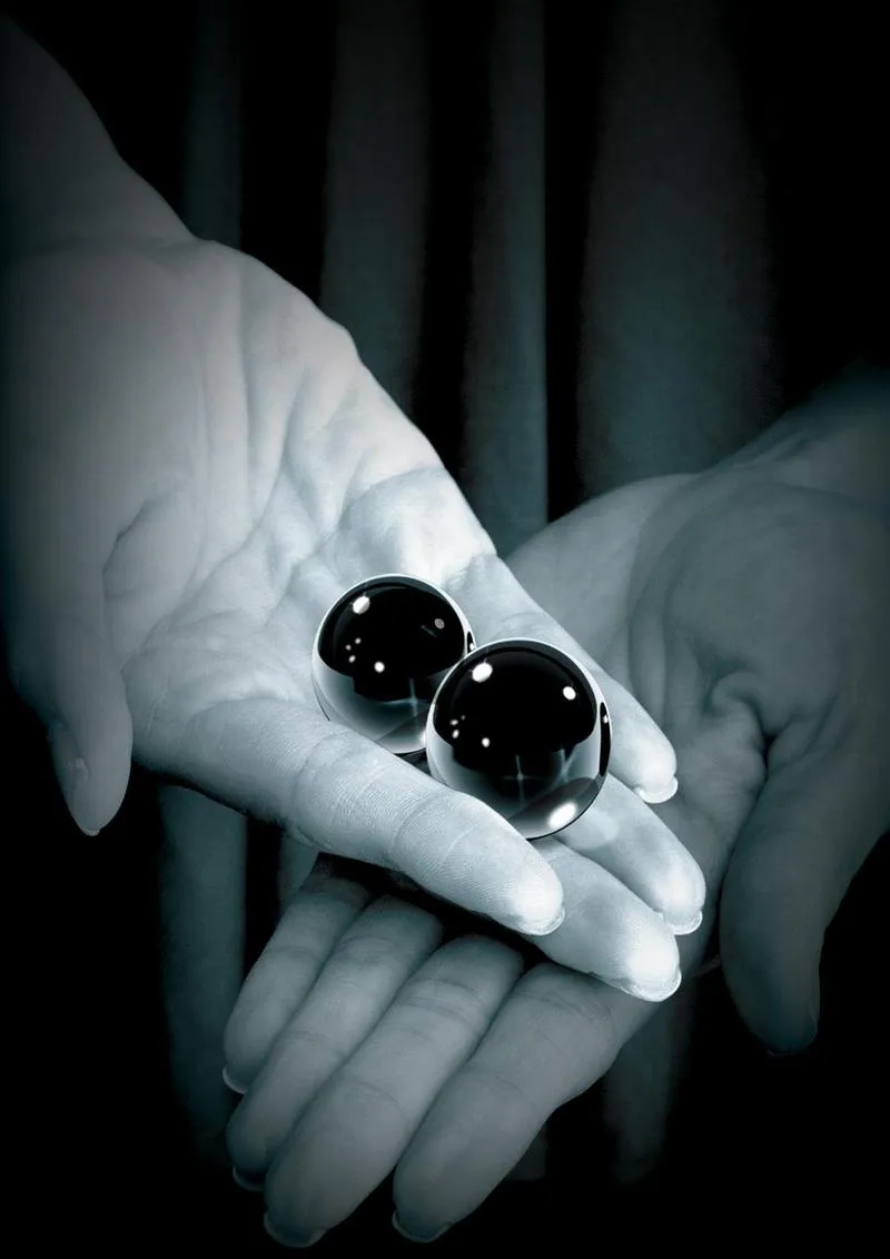 Ffle Glass Ben Wa Balls Medium Black