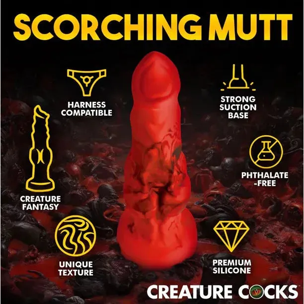 Fire Hound Small Creature Cocks Dildo by XR