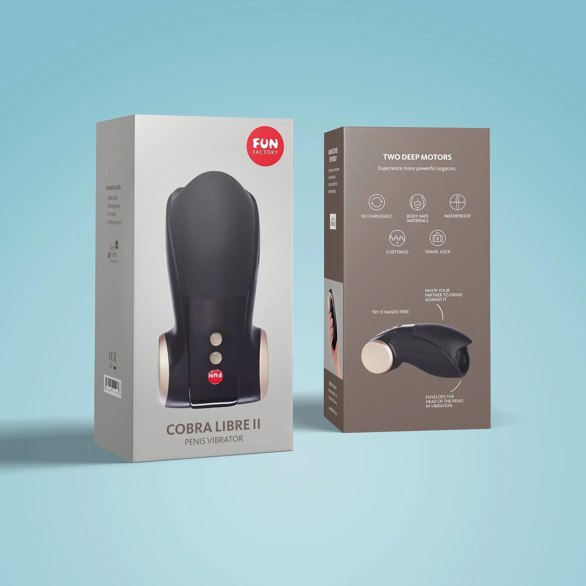 Fun Factory - Cobra Libre II Penis Vibrator Stroker Masturbator