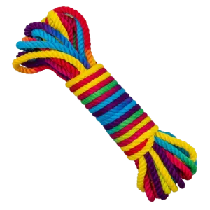 Funfetti Rainbow Bondage Rope by Emojibator