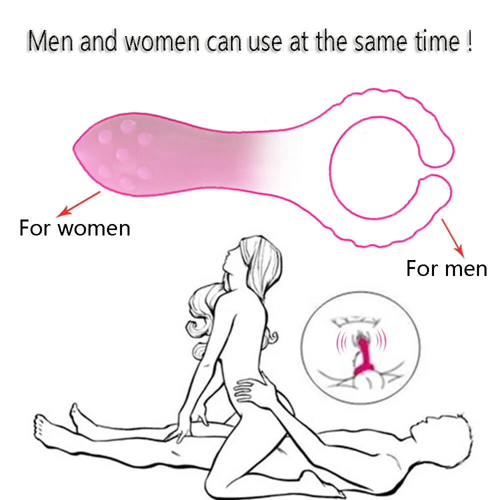 G-spot Stimulation Silicone Nipple Clip Cock Ring For Couples