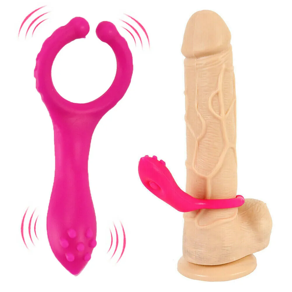 G-spot Stimulation Silicone Nipple Clip Cock Ring For Couples