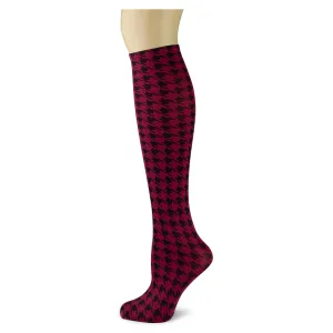 Houndstooth Adult Knee Highs