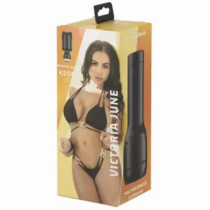 Kiiroo - FeelStars Collection Victoria June Masturbator Stroker (Black)