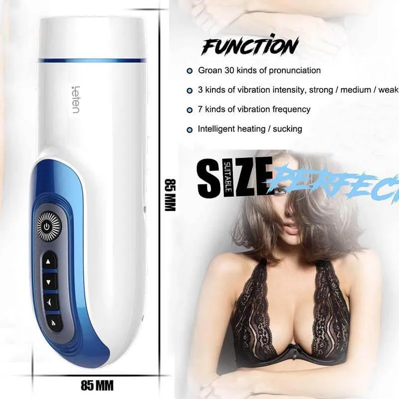 Leten Automatic Masturbator Piston Moaning Sex Toy