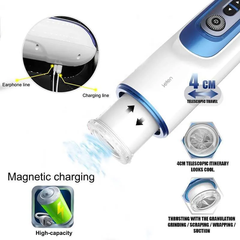 Leten Automatic Masturbator Piston Moaning Sex Toy