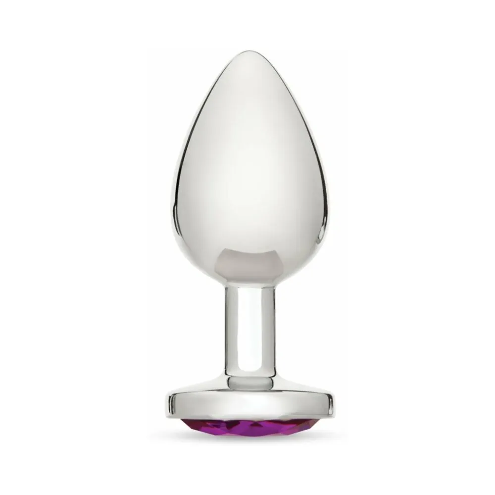 Me You Us Crystal Jewels Metal Plug Purple L