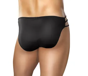 MP Nylon Spandex Cage Brief Black LX