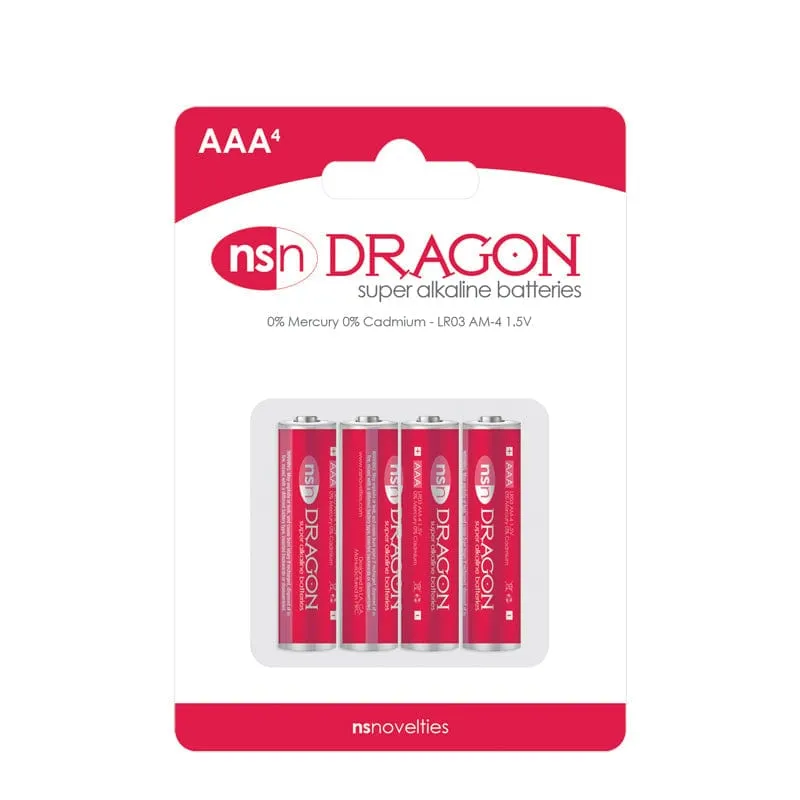 NS Novelties Dragon Super Alkaline AAA Batteries
