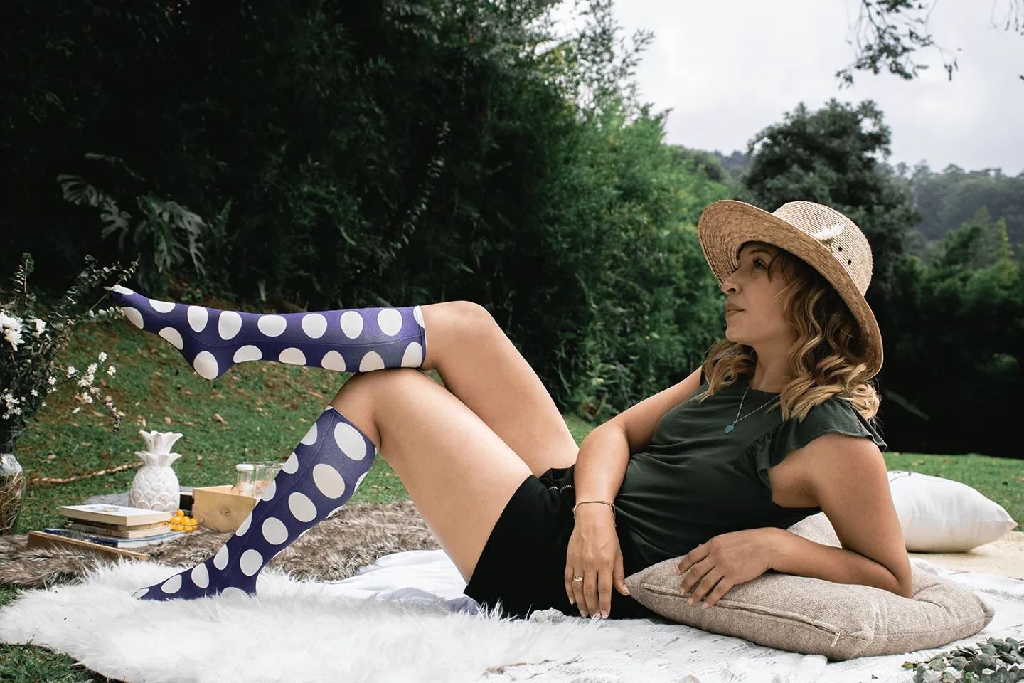 Over The Moon Adult Knee Highs