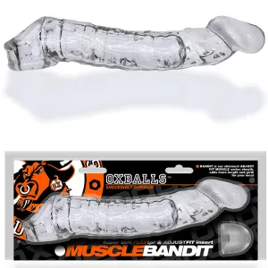 OXBALLS MUSCLE BANDIT slimmest fit cocksheath CLEAR