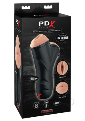 Pdx Elite Double Penetration Vibe Stroke