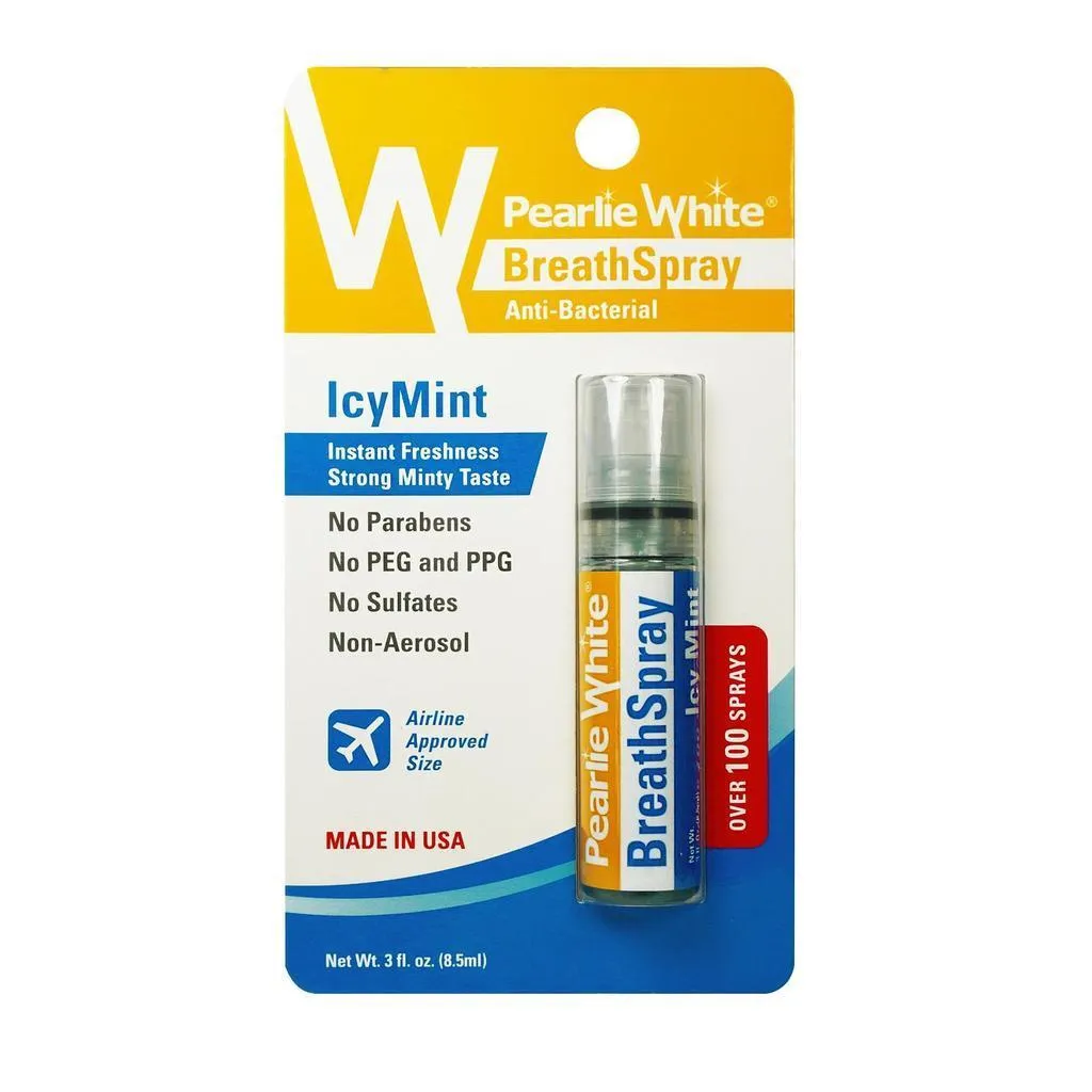 Pearlie White - Anti Bacterial Breathspray IcyMint 8.5ml (Blue)