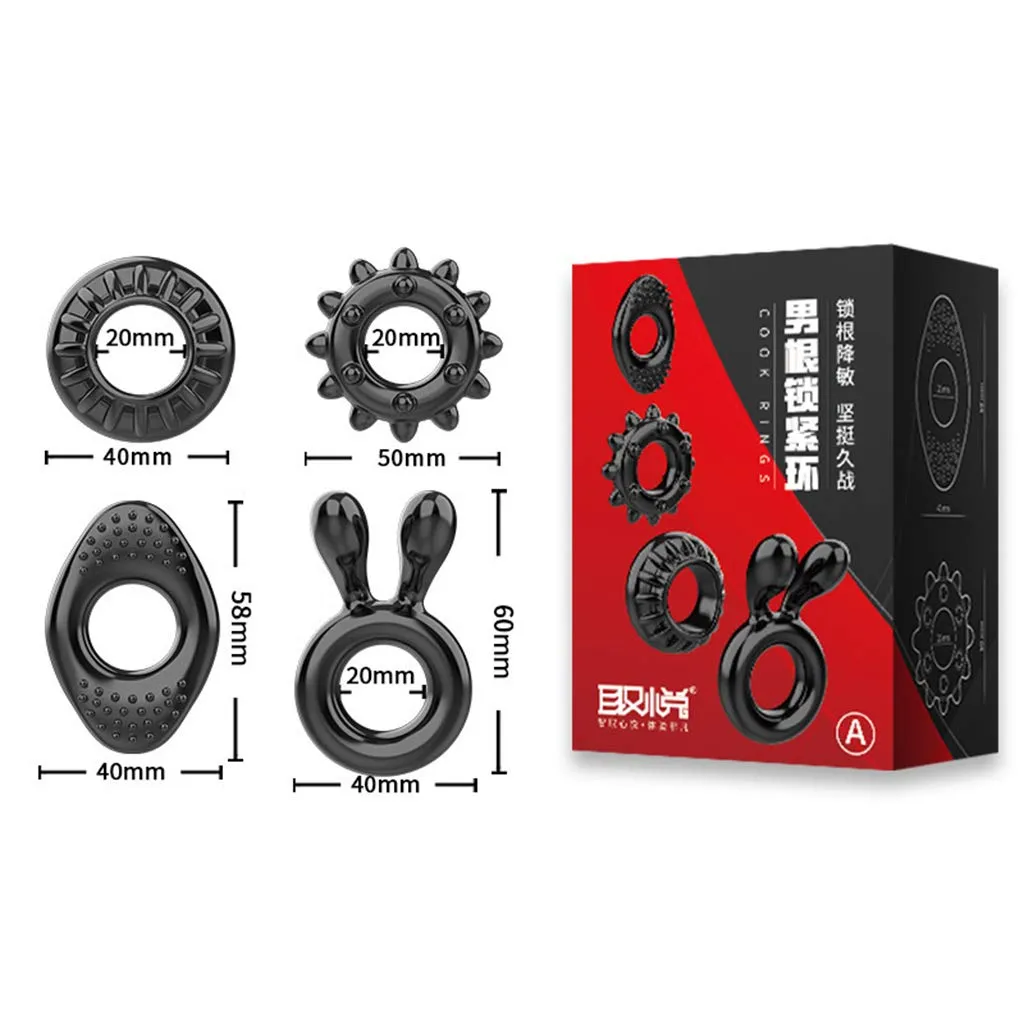 Penis Ring Delay Ejaculation For Men Foreskin Correction Sex Toy