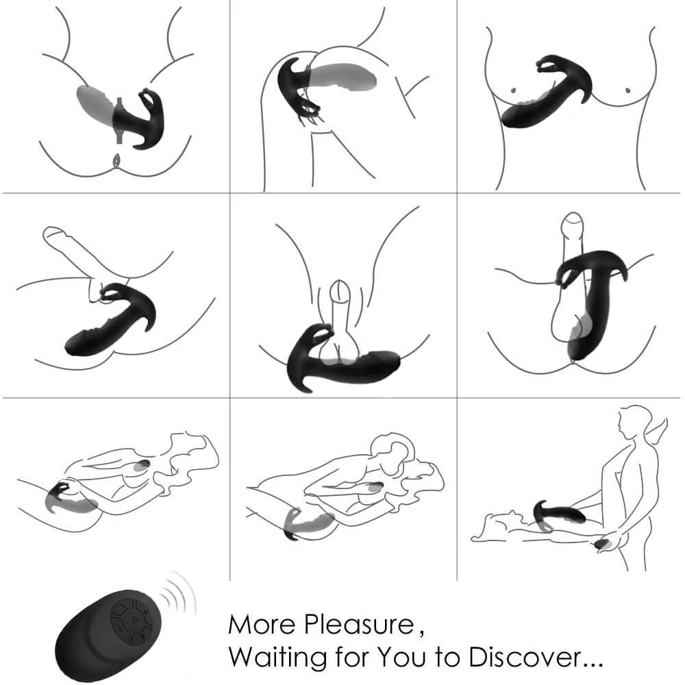 Prostate Massager Waterproof Butt Plug Prostate Vibrator