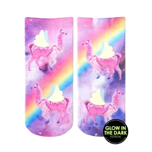 Rainbow Llamas Glow