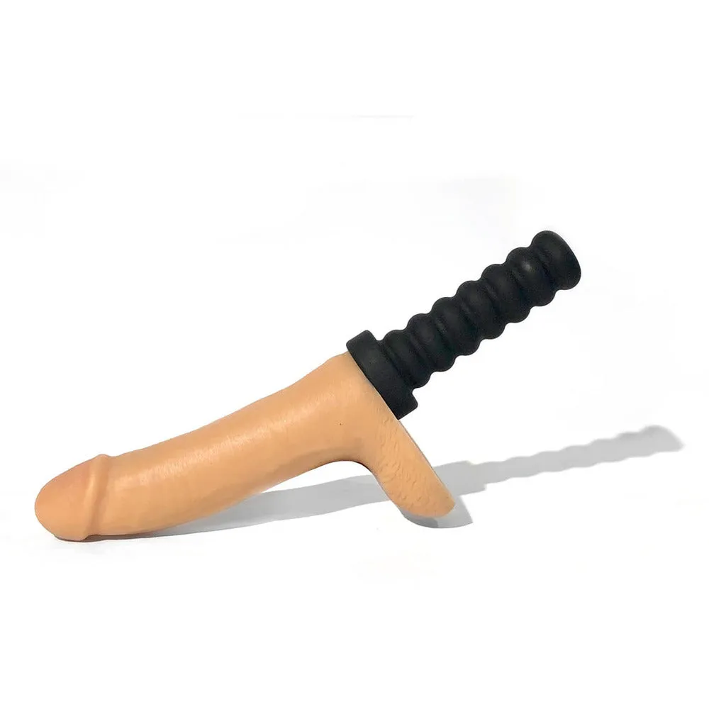 Rascal Rammer   Suction 8 in. Dildo with Handle and Suction Cup