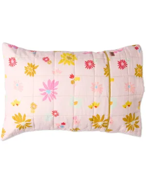 Rise And Shine Reversible Linen Quilted Pillowcases