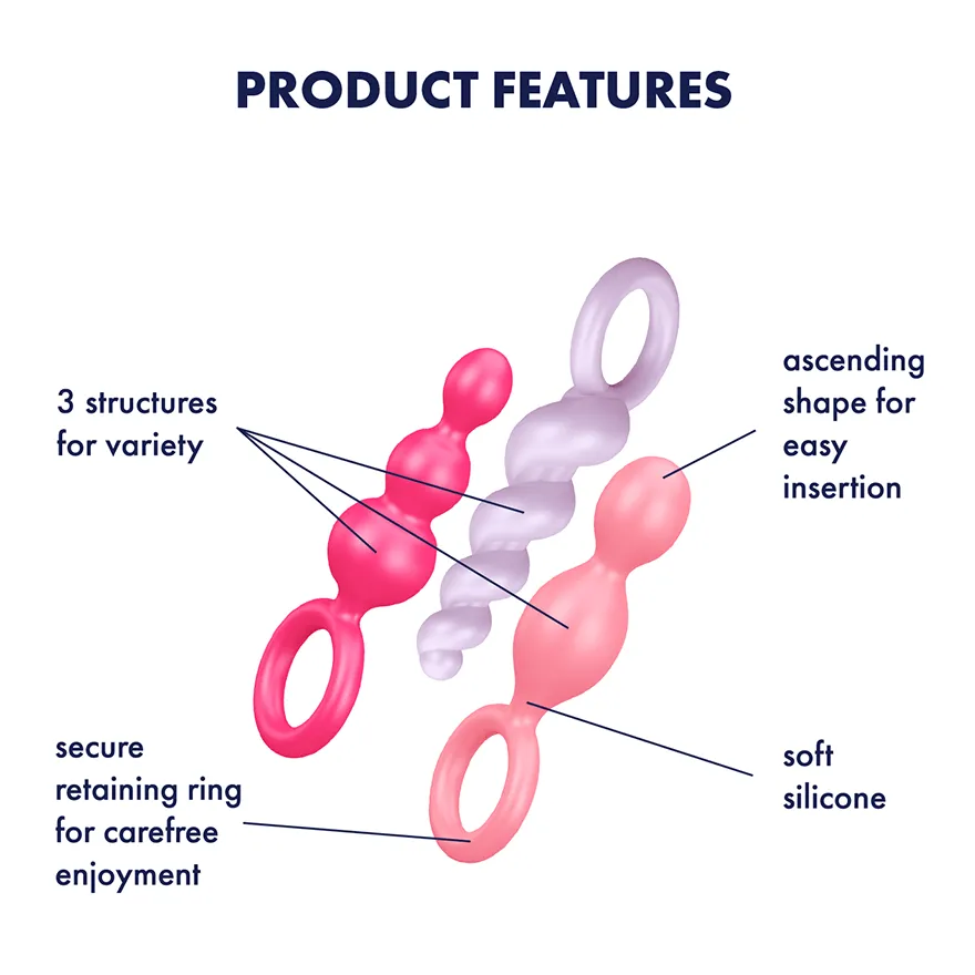 Satisfyer - Booty Call Anal Beads 3 Pieces