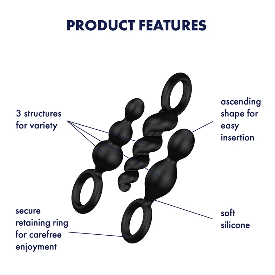Satisfyer - Booty Call Anal Beads 3 Pieces