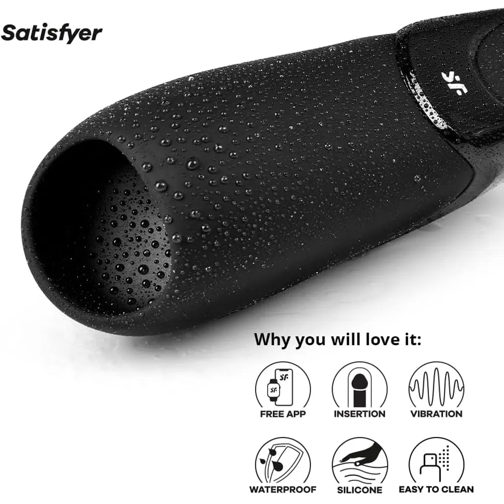 Satisfyer Men Vibration  APP Automatic Male Masturbator USB Pocket Pussy Sex Toy