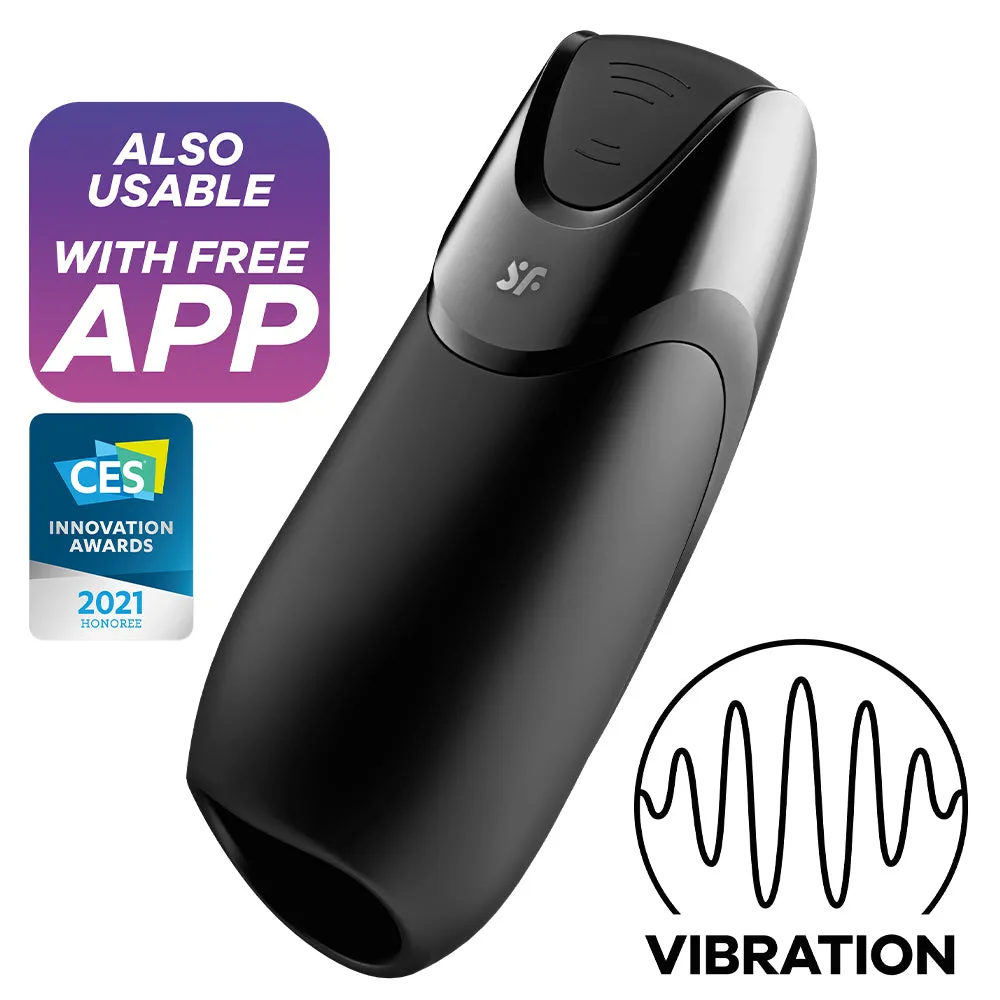Satisfyer Men Vibration  APP Automatic Male Masturbator USB Pocket Pussy Sex Toy
