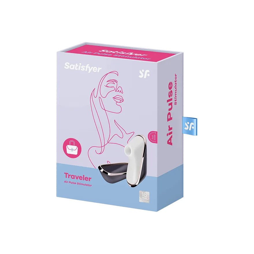 Satisfyer - Pro Traveler Clitoral Air Stimulator (White)