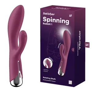 Satisfyer Spinning Rabbit 1 Rotating Vibrator Red