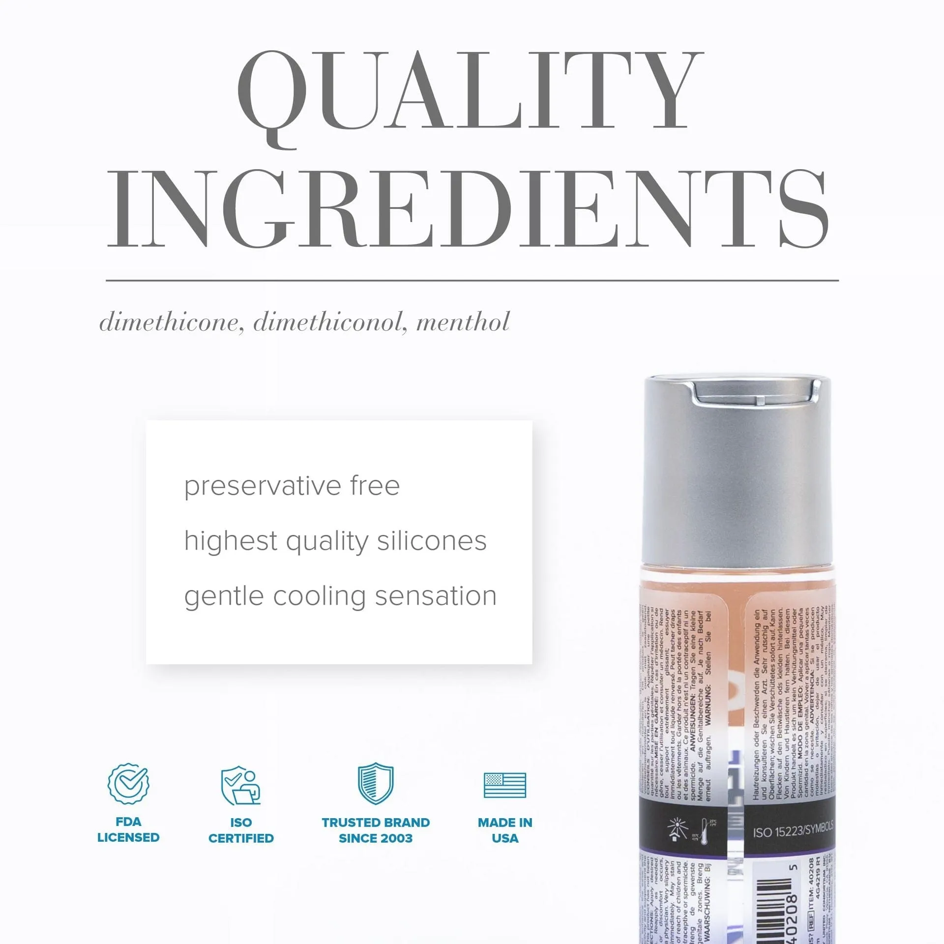 System JO - Premium Anal Cooling Silicone Based Lubricant